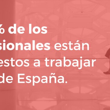El 54% de los profesionales están dispuestos a trabajar fuera de España